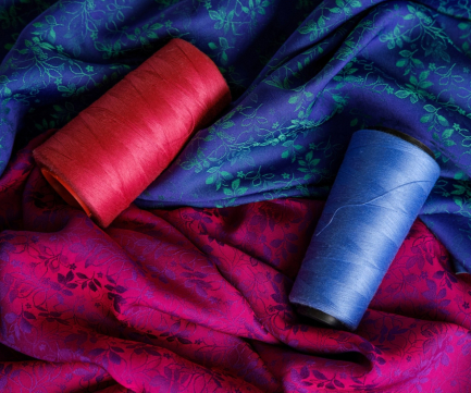 Vải lụa Jacquard